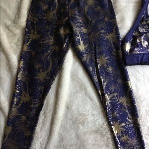 Zumba set leggings and bra  medium